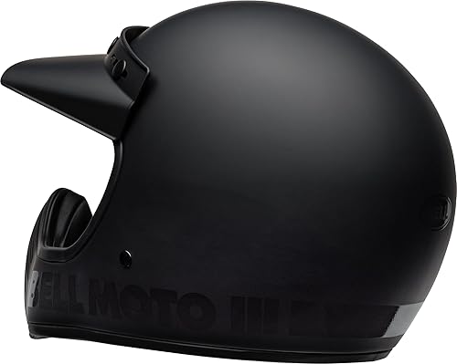 Miniatura 8 de Bell Moto-3 - Casco de motocicleta Cruiser para adultos diseño clásico mateopaco brillante talla L
