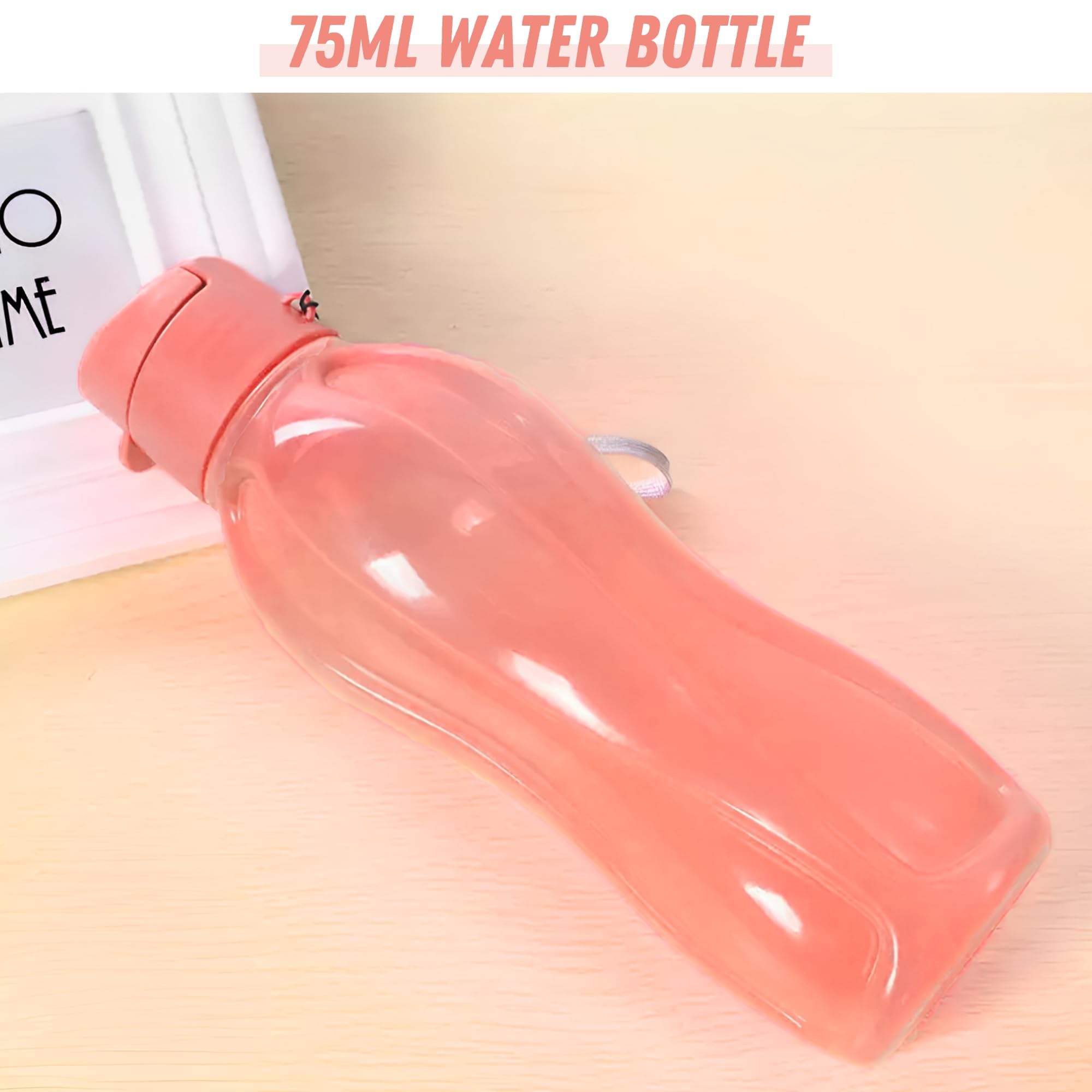 Gourde Réutilisable 75cl - Bouteille D'eau En Plastique Sans BPA, Design Anti-fuite Avec Poignée | Pour école, Sport, Voyages
