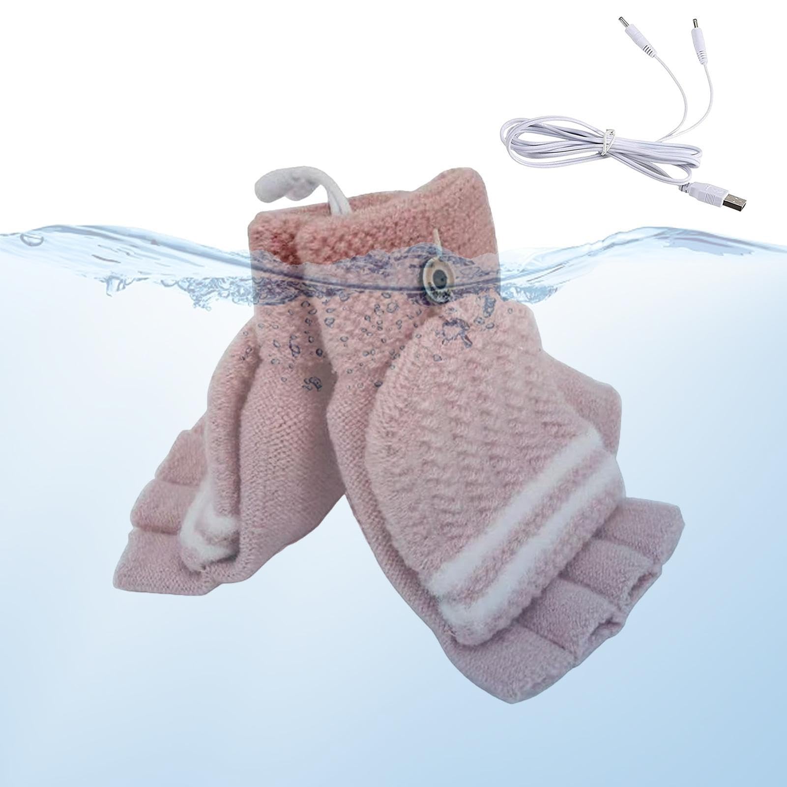 Gants chauffants demi-mains Fovolat contre les mains froides au clavier
