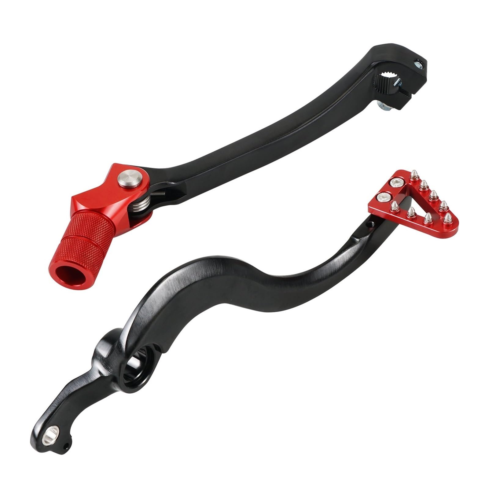 LinQianBhD Motorcycle Brake Clutch for CRF450R for CRF250R 2018 2019 2020 2021 2022 2023 for CRF450RX for CRF250RX 2019-2023 Adjustable Forged Aluminum Brake Pedal Lever Shift