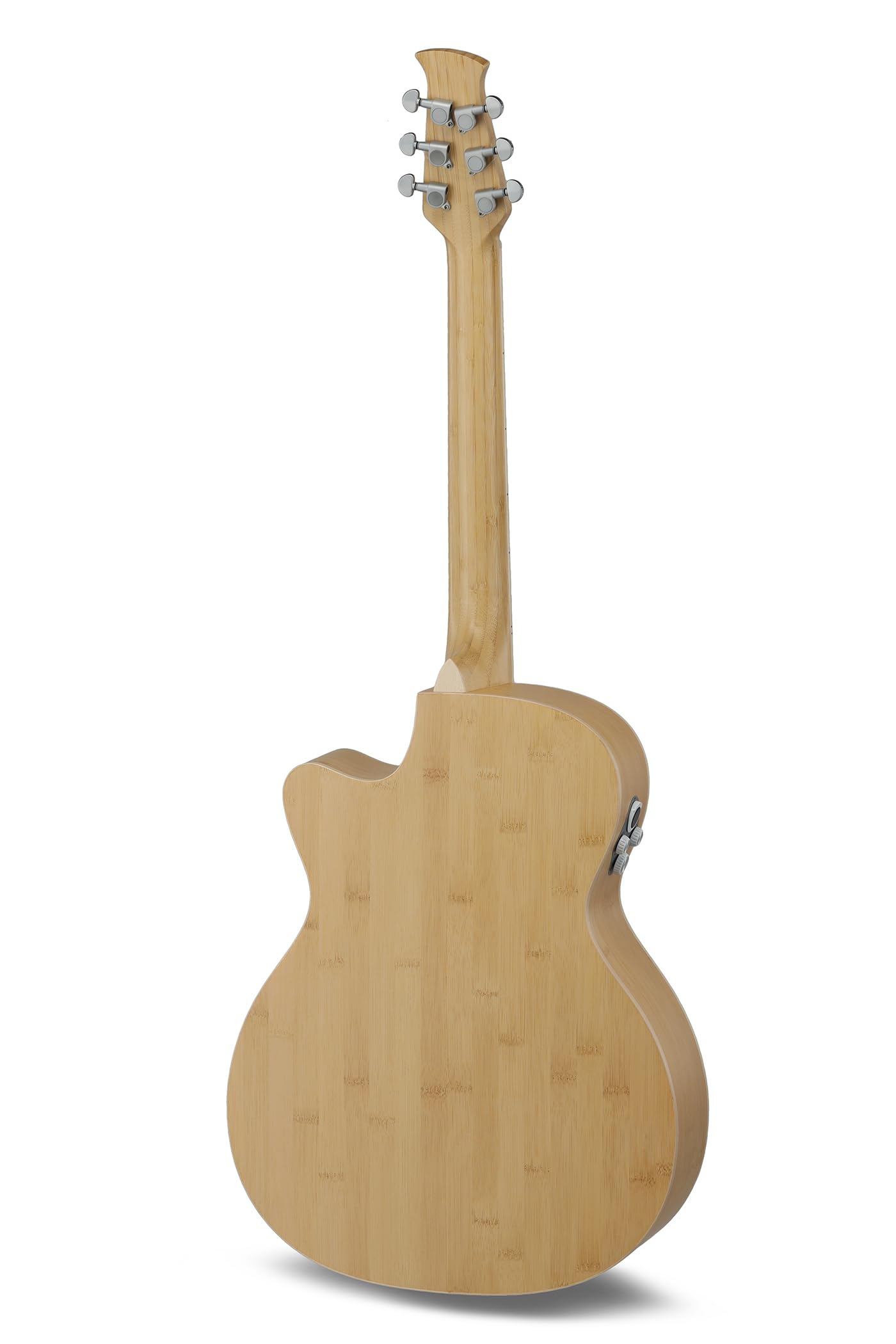 Chitarra acustica elettrificata Applause Jump Blank Canvas AEO-69-6PS, tavola: abete europeo massiccio, preamplificatore con altoparlante ed effetti, meccaniche cromate opache