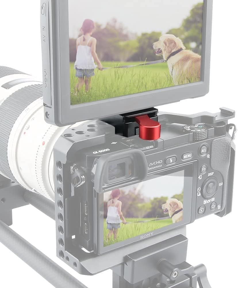 NICEYRIG NATO Lock Clamp with Quick Release Safety Rail 7cm for Video Light Monitor Microphone - Image 7