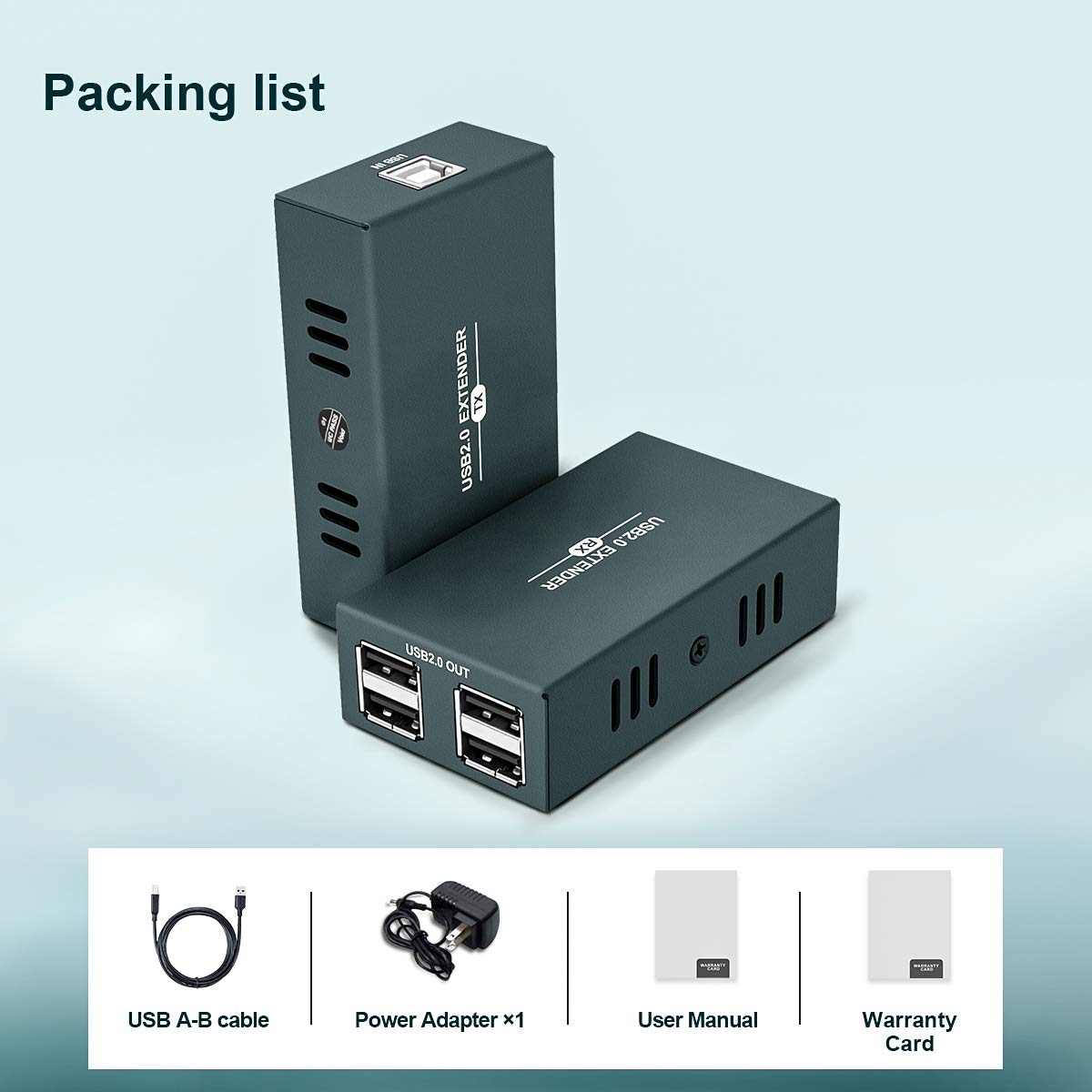 Uр Tо 60% оƒƒ USB Extender 165ft Kit with 4 USB 2.0 Hub, Over Single Ethernet Cat5e/6/7 Up to 165ft(50m), Plug and Play, No Driver Needed, USB RJ45 LAN Extension Rеvіеw Prоduсt USB Extender 165ft Kit with 4 USB 2.0 Hub, Over Single Ethernet Cat5e/6/7 Up to 165ft(50m), Plug and Play, No Driver Needed, USB RJ45 LAN Extension