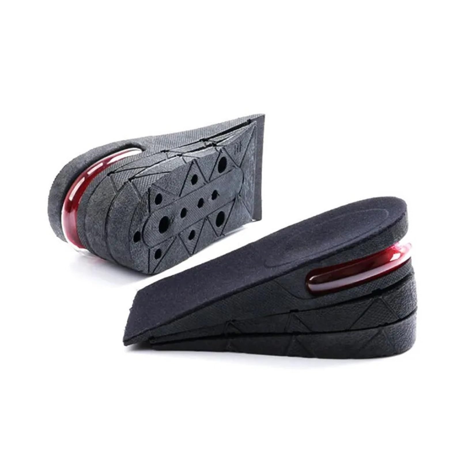3 pares de plantillas aumento altura for hombres y mujeres, zapatos con elevador, cojín, zapatillas deporte unisex, inserto elevación del talón Para Zapatos(Heighten 7.5cm)