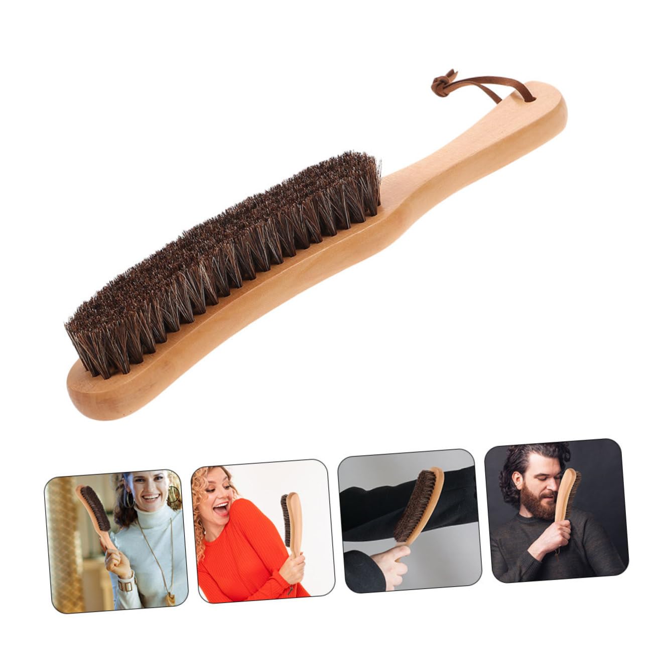 10 Cepillos De Crin De Caballo Con Mango, Cepillo Pequeño Para Polvo De Sombreros, Cepillo De Tela, Cepillo De Ropa Para El Hogar, Cepillo Para Zapatos, Cepillo Para Polvo De