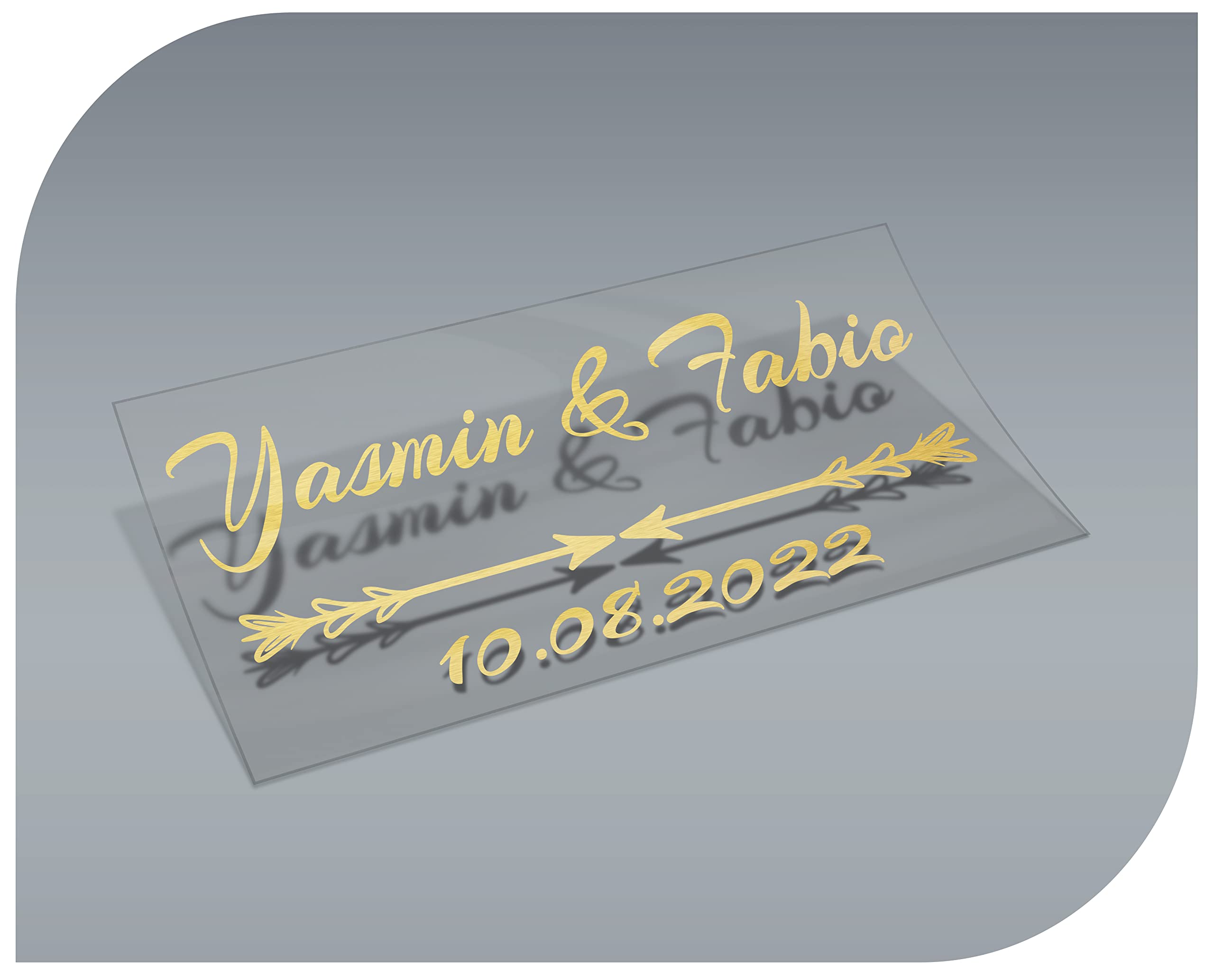 Pegatinas Personalizadas con Nombre y Fecha, Etiquetas Adhesivas para Invitacion Boda, Bautizo, Compromiso, Comunion, Cumpleaños, Fiesta, Vintage, Sellos (Modelo 3)