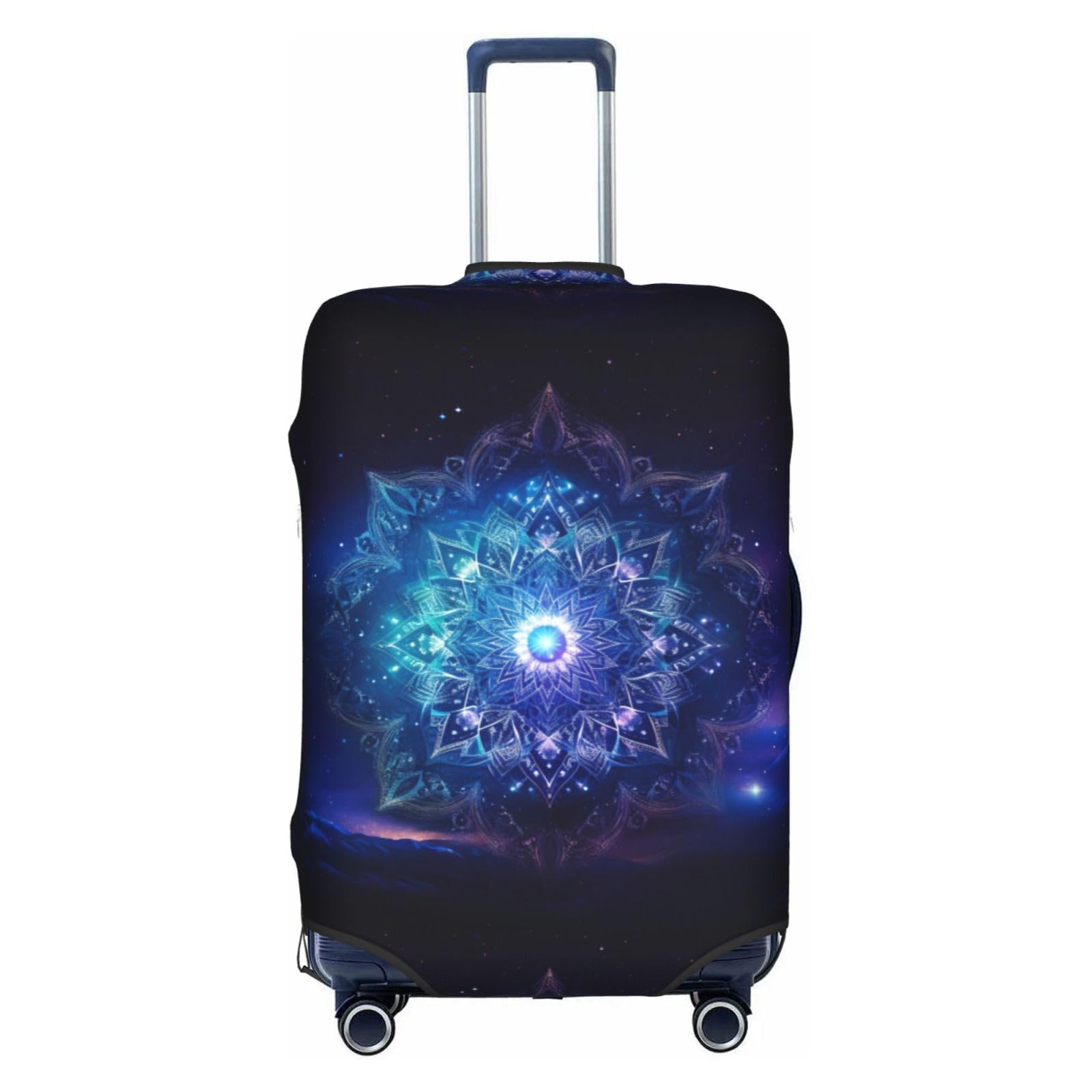 Housse de protection pour bagage mandala blanc idéale pour vos weekends - 8