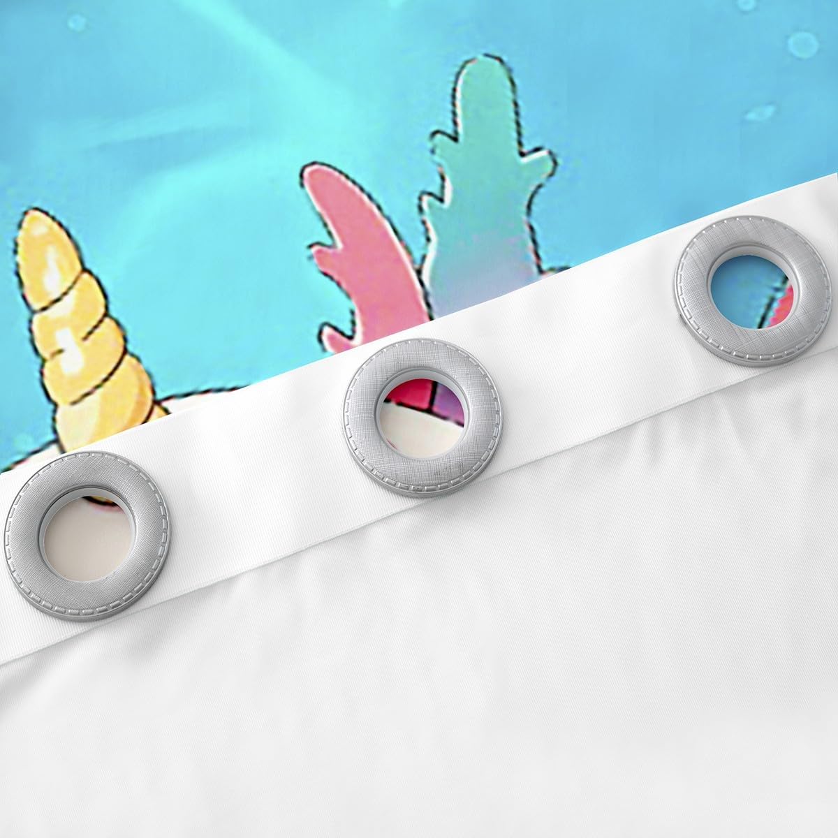 Castle Fairy Pink Cute Axolotl Window Curtains,Cute Wildlife Animal Window Drapes for Kids Teens Men,Doughnut Pattern Window Treatments Grommet Top 2 Panel Set,52Wx90L inch