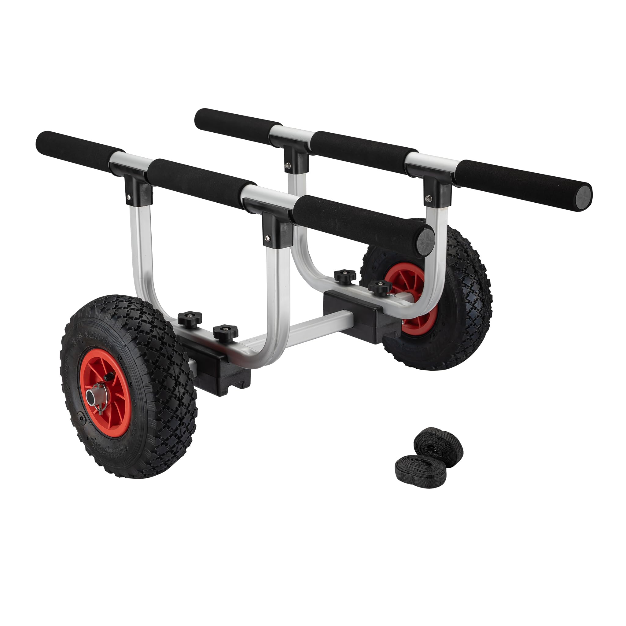 Aluminium Transport Trolley for Kayaks, Canoes max. 90kg with ⌀ 26cm Tyres & adjustable Width — image 1