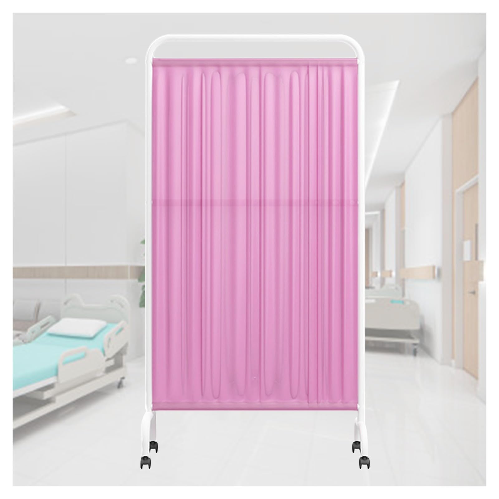Séparateur pliable à roulettes pour salle d'examen