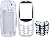 قطع غيار الهاتف المحمول لهاتف Nokia 3310 غطاء تجميعي كامل مع لوحة إطار لوحة المفاتيح