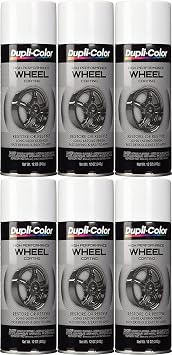شركة Sherwin-Williams Duplicolor High Performance White Wheel Paint 12 oz - 6 Pack