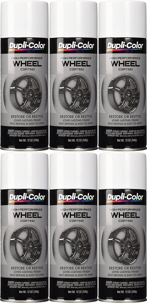 Sherwin-Williams CompanyDuplicolor High Performance White Wheel Paint (12 oz) - 6 Pack