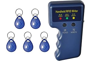 Duplicadora de Llaves 125KHz RFID Portátil con Fobs Escribibles
