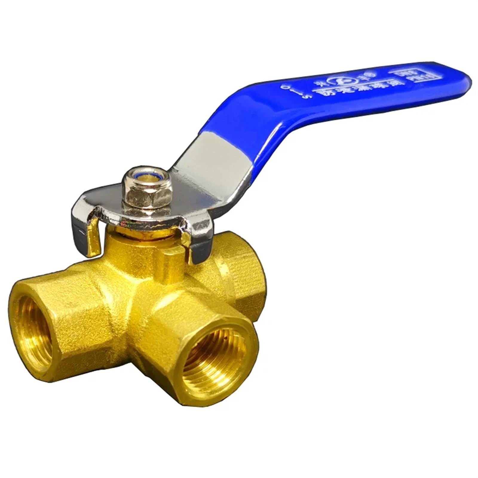 Adaptateur vanne 3 voies laiton 1/4 filetage femelle port complet étanche