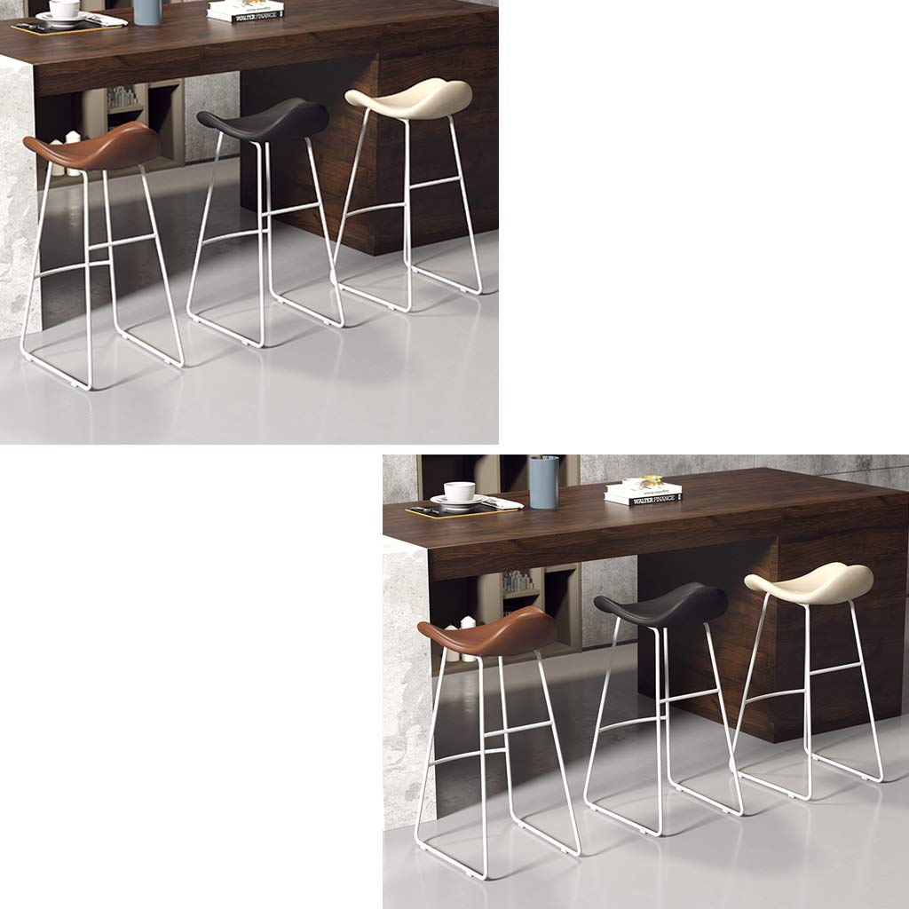Sgabelli da bar alti moderni Mobili Sedia Sgabello da bancone da cucina Sedia da pranzo per colazione Sgabello da bar Poggiapiedi con gamba in metallo per caffetteria, bar, balcone di casa (65/70/75 c