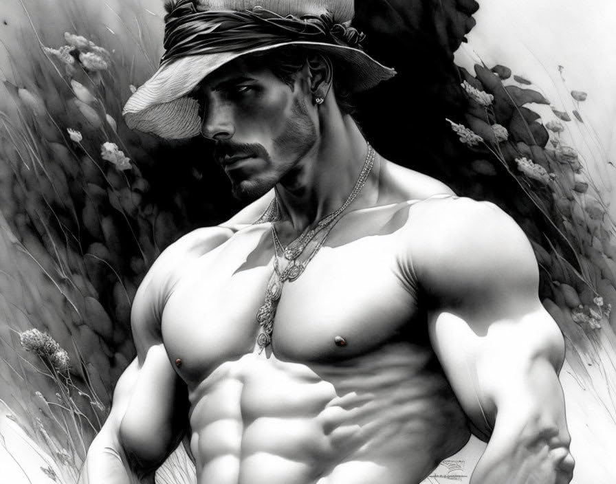 Affiches sur toile visuels masculins forts et introspectifs SERENDIPITP 58x90 cm