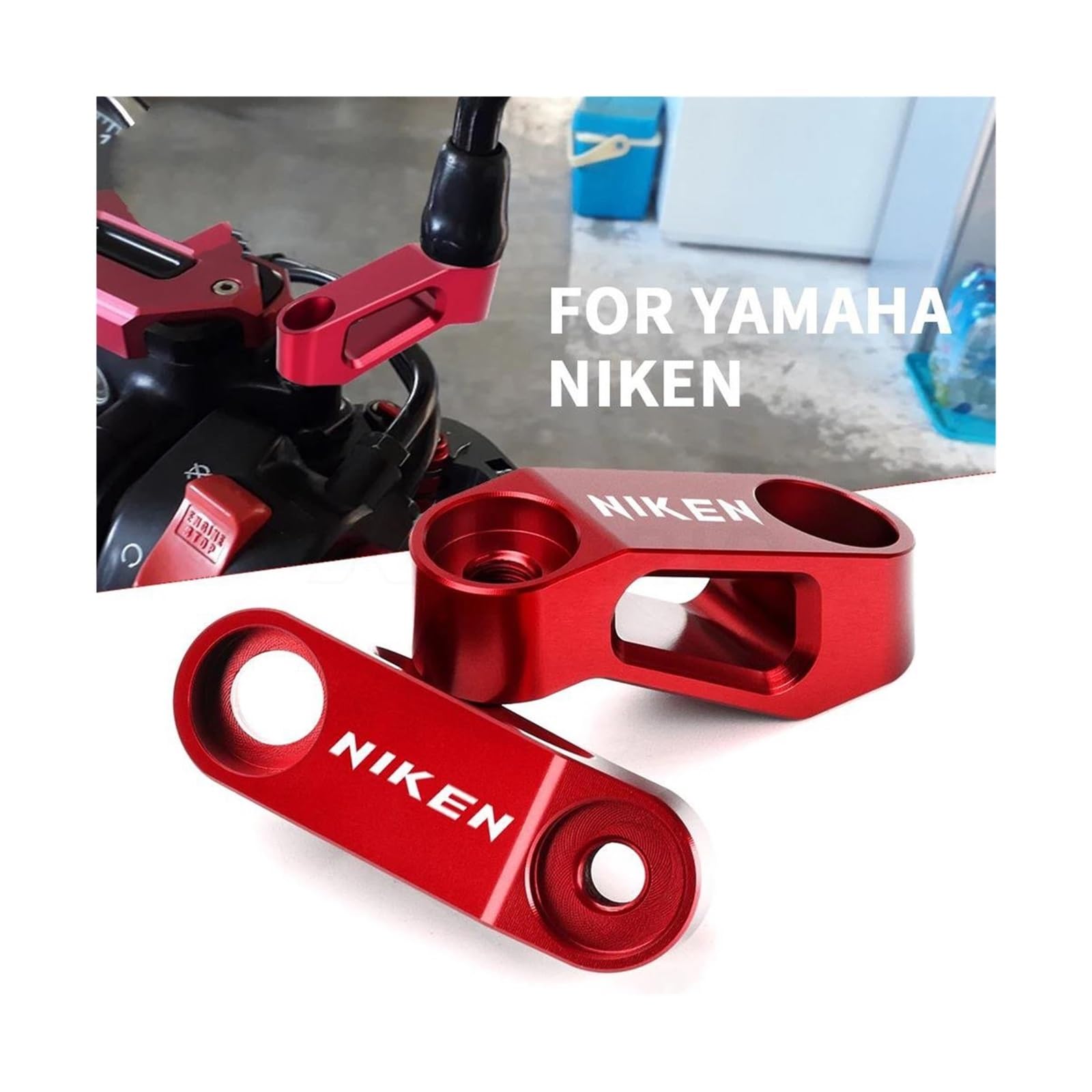 Dla Yamaha NIKEN NILENGT Adapter PodwyżSzająCy Do Lusterka Wstecznego(Titanium 2)