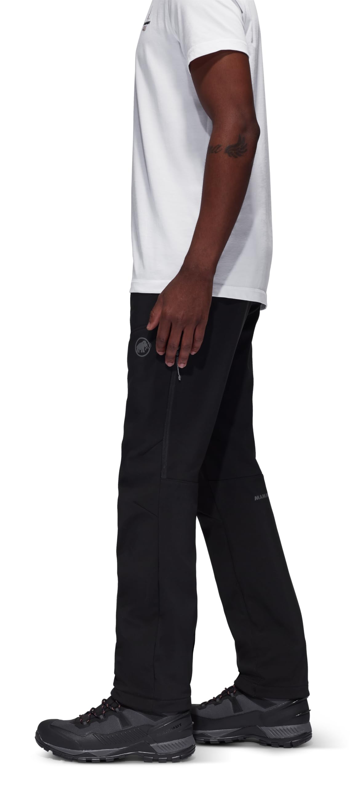 Mammut Runbold Winter SO Herren Wanderhose Trekkinghose Softshellhose schwarz schwarz