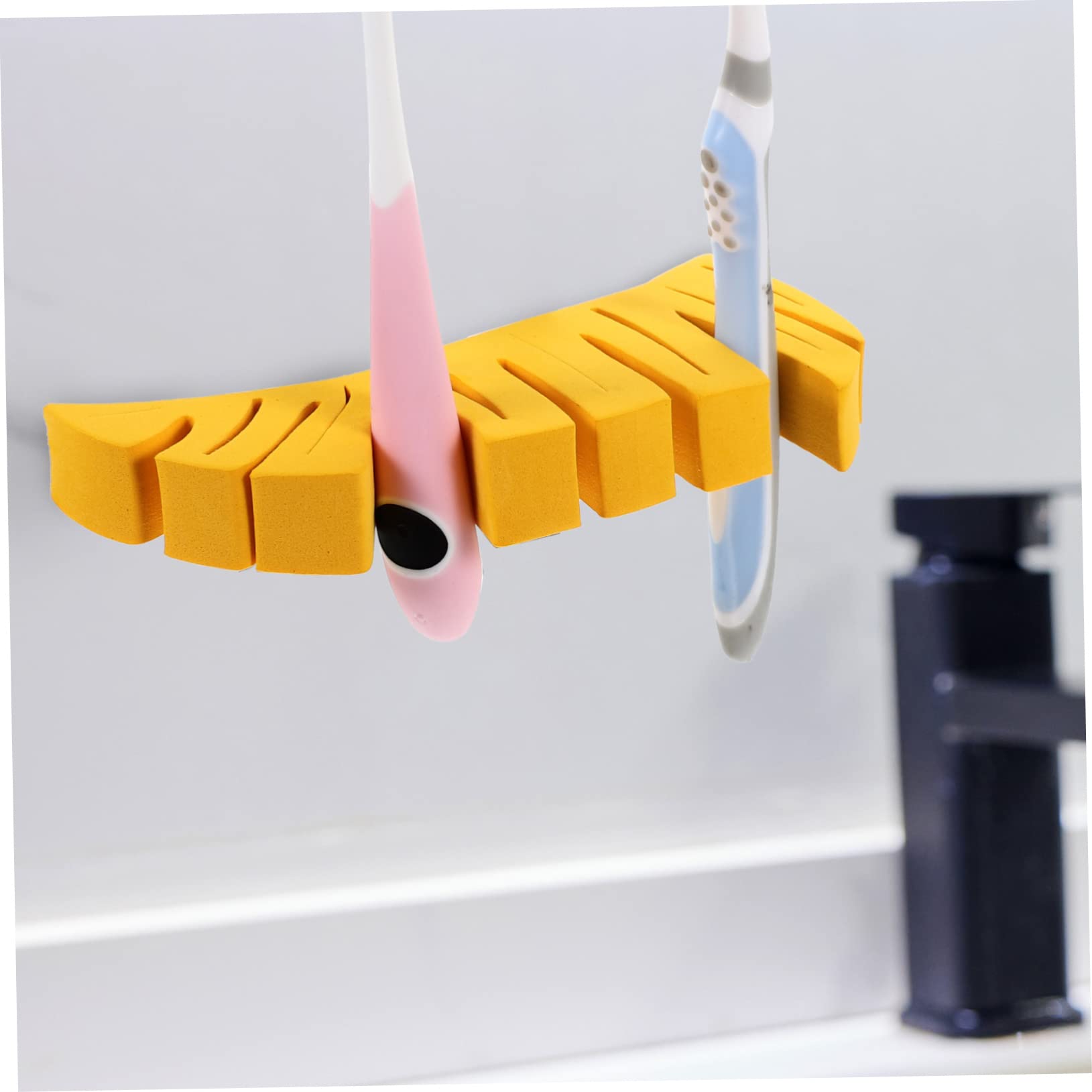 GLEAVI 5 Set Rastrelliera Per Foglie Portaspazzolino Da Doccia Supporto Da Parete Porta Pennelli Organizzatore Di Spazzolino Da Denti Porta Di Spazzolino Da Denti Plastica 2 Pezzi*5