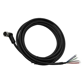 Power Cable, DC for LXE Thor VM1, VM1A, VM1D, VM2, VM3, VM3A, VM3D, VM1055CABLE Right Angle Connector; Replaces VM1054CABLE, VM1055CABLE & CV41054CABLE