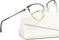 Vista 49 de ANYLUV Gafas de luz azul para mujeres y hombres, lentes de bloqueo de luz azul para mujer, anteojos de computadora antifatiga ocular