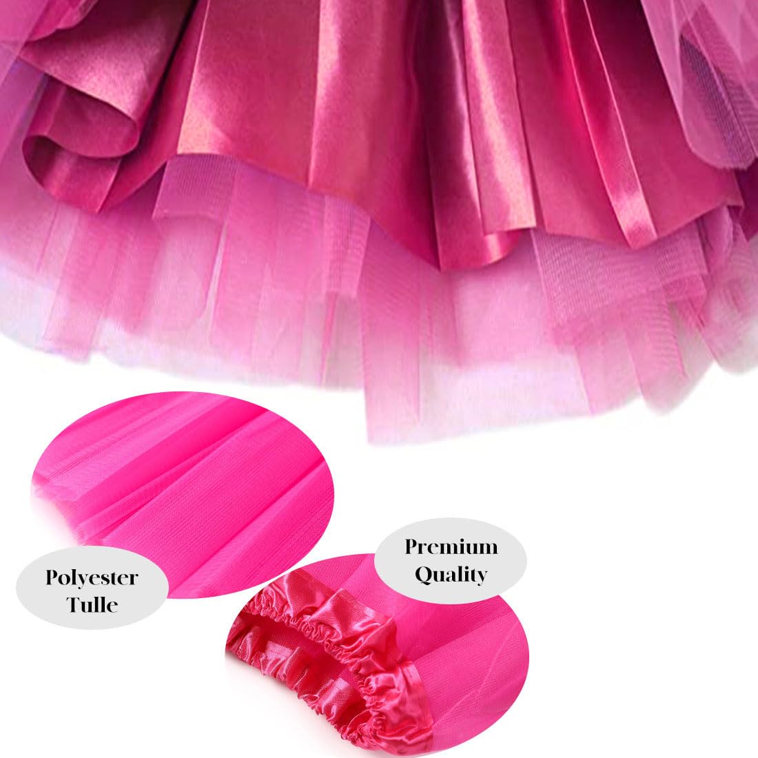 Gonna Tutu Anni '50 Donna - Vintage Per Feste E Halloween | Poliestere, Multicolore - Foto 5