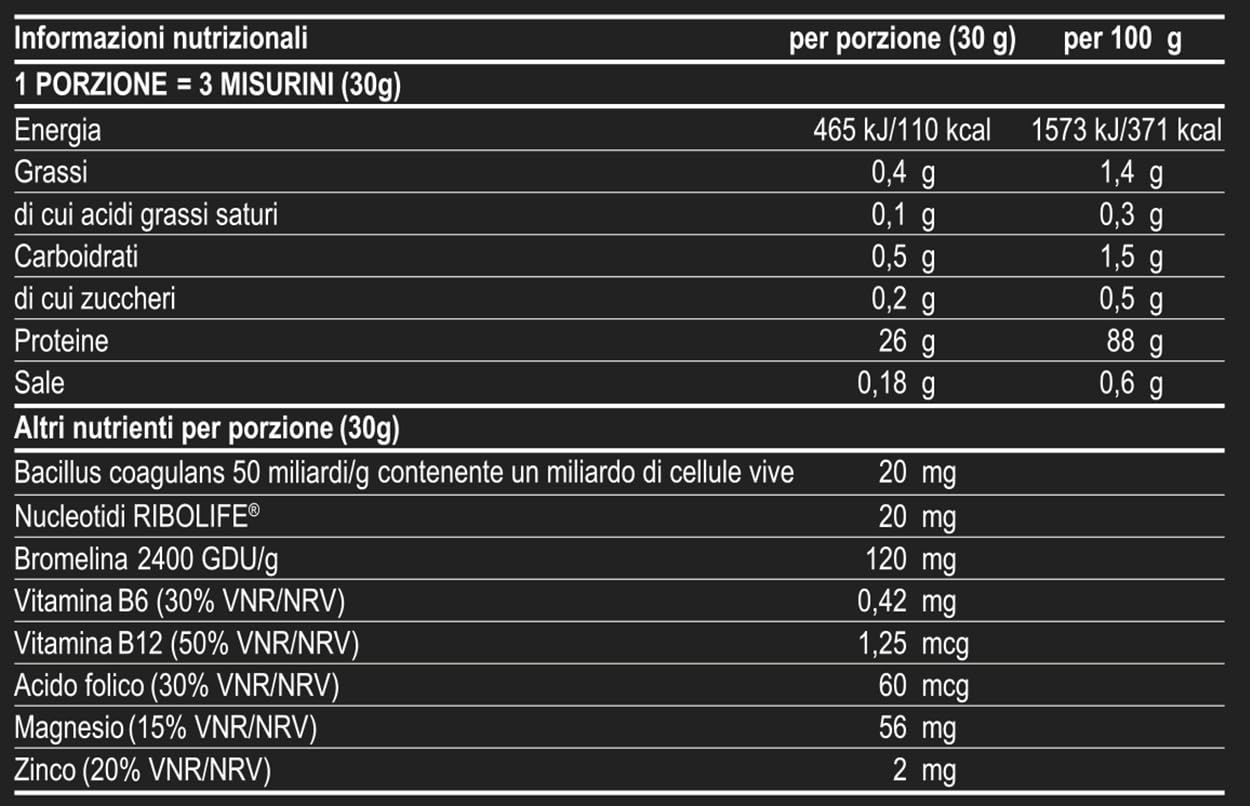 ISO SOY 100-750g - Brownies - Purissime proteine di soia isolate con Nucleotidi (RIBOLIFE®) e Probiotico Bacillus Coagulans