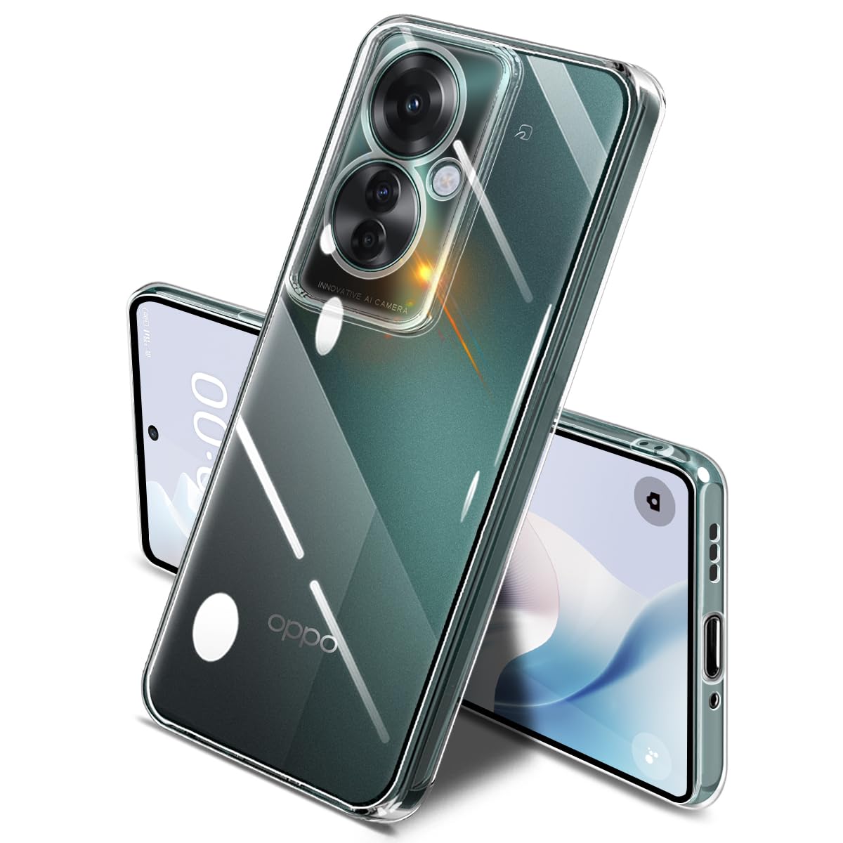Amazon.co.jp: OPPO Reno11 A ケース クリア 全面保護 OPPO Reno 11A 