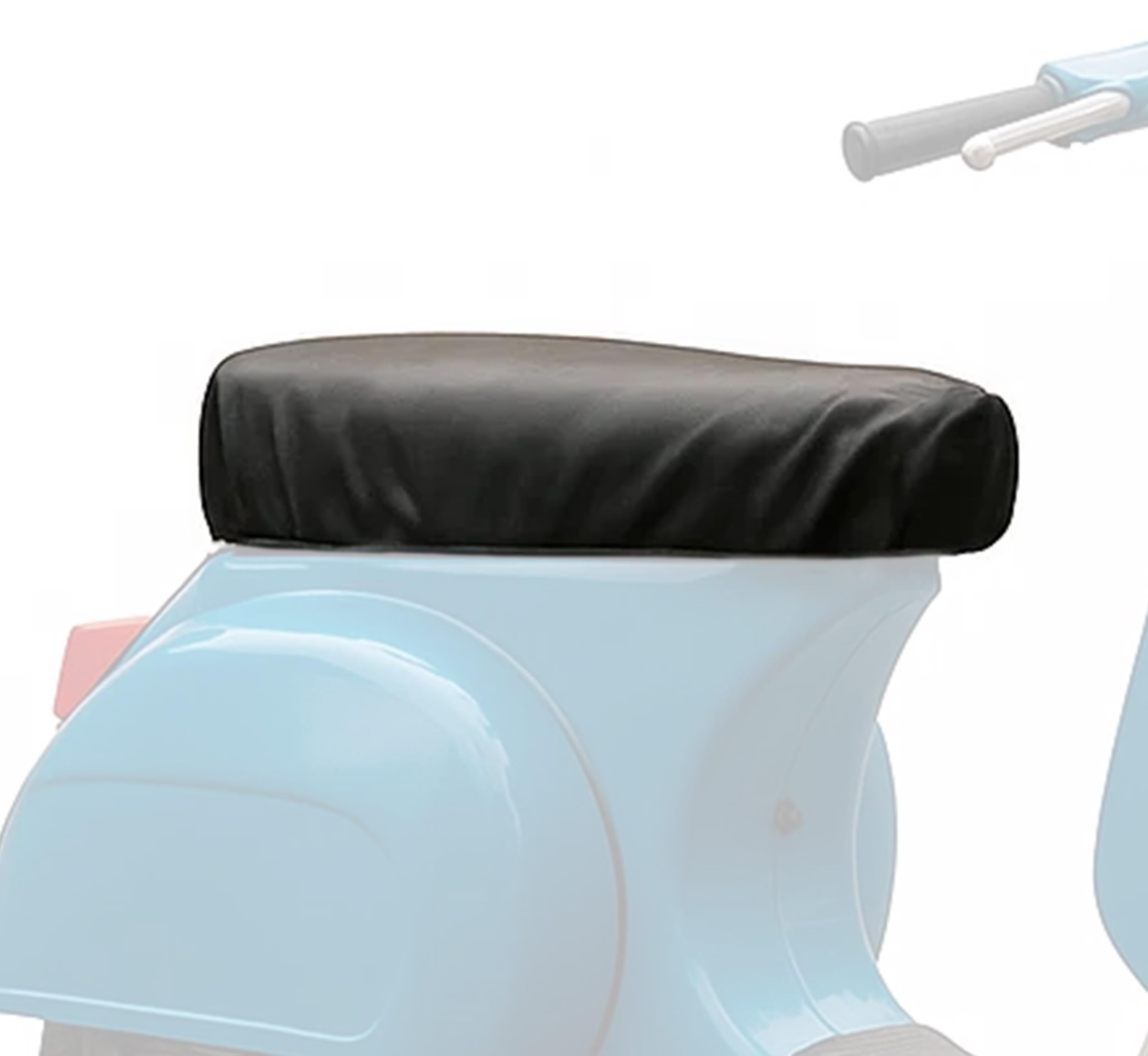 Auto Accessori Lupex Coprisella Universale impermeabile taglia M 72x45 cm, colore nero, in PU similpelle, telo sella per Scooter e Moto, con borsa, disponibile anche L XL Maxi