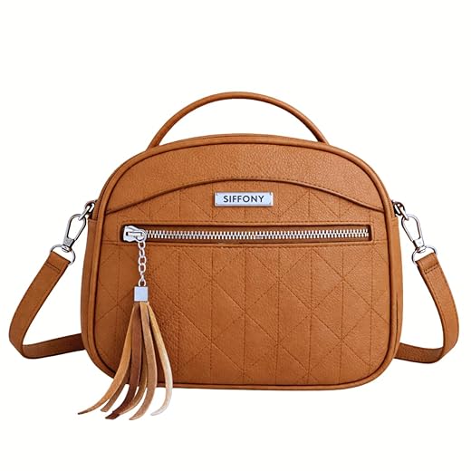 Bolsa Feminina Pequena Tiracolo Estilo Baú em Couro Sintético com Alça de Mão e Transversal removível e ajustável, Compacta e Versátil para o Dia a Dia, Trabalho, Passeio (Preto)