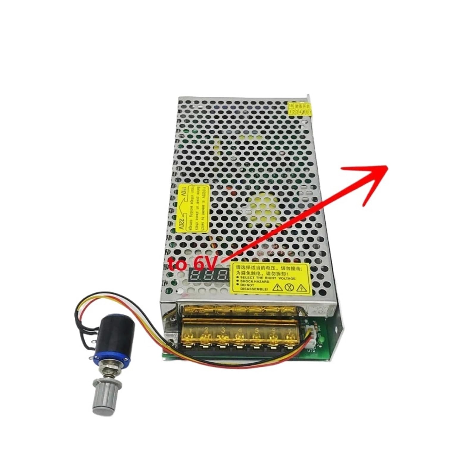 Alimentation à découpage transformateur DC 0-5V 12V 24V 36V 48V réglable - 3