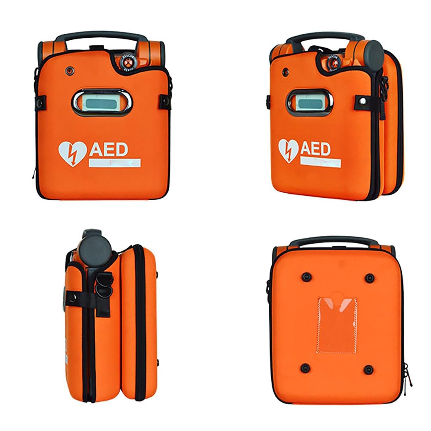 Borsa Porta Defibrillatore Semiautomatico Esterno (DAE), Resistente, con Spallacci Regolabili, Portatile E Accattivante, for Casa, Ufficio, Ospedale E Luoghi Pubblici