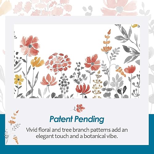 Miniatura 3 de Juego de edredón tamaño King - Juego de edredón de 3 piezas tamaño King, juego de edredón floral bohemio, juegos de ropa de cama tamaño King, juegos