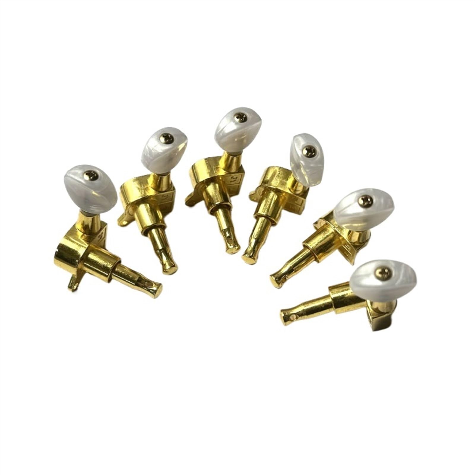 Manopola Per Corde Per Chitarra Elettrica In Oro Per Accessori Di Aggiornamento ST/TL Parti Avvolgitore Per Corde Vite(Small square handle)