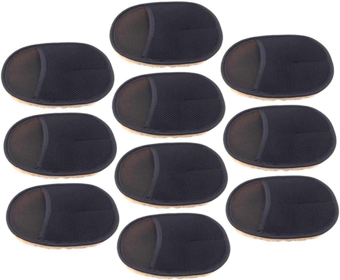 Microfiber Car Cleaning Gloves 10pcs Large Sponges Car Wash Mitts Auto Detailing Supplies