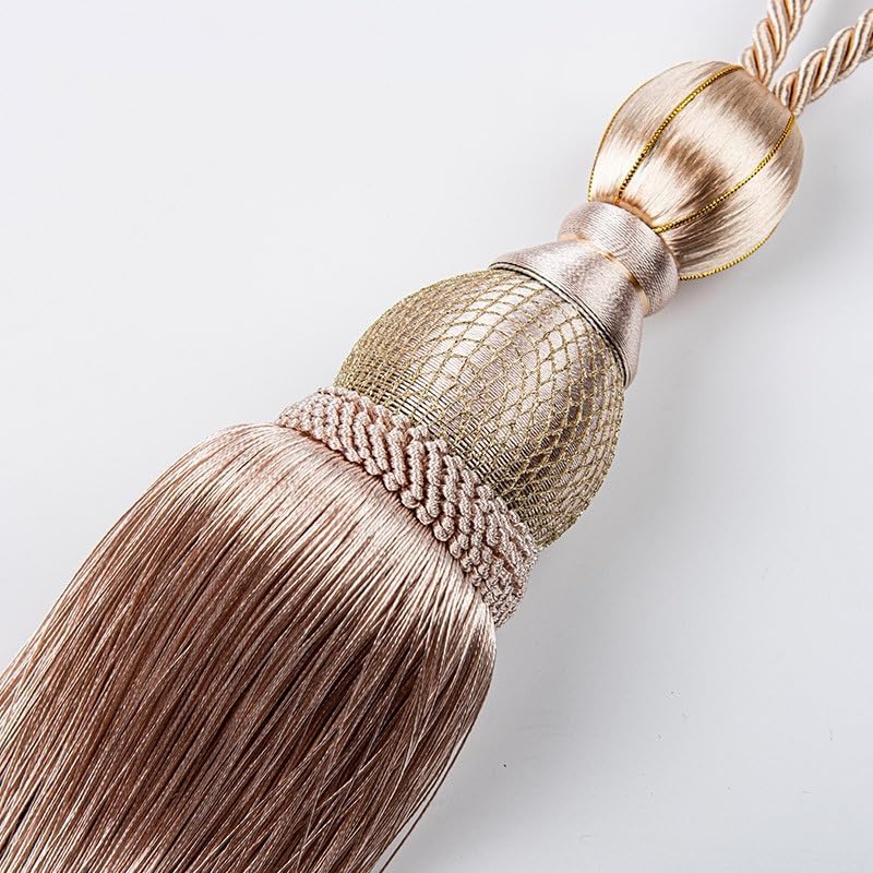 FMURY Tennis Curtain Hanging Ball Curtain Tassel Strap Hanging Ball Curtain Storage Rope image 5