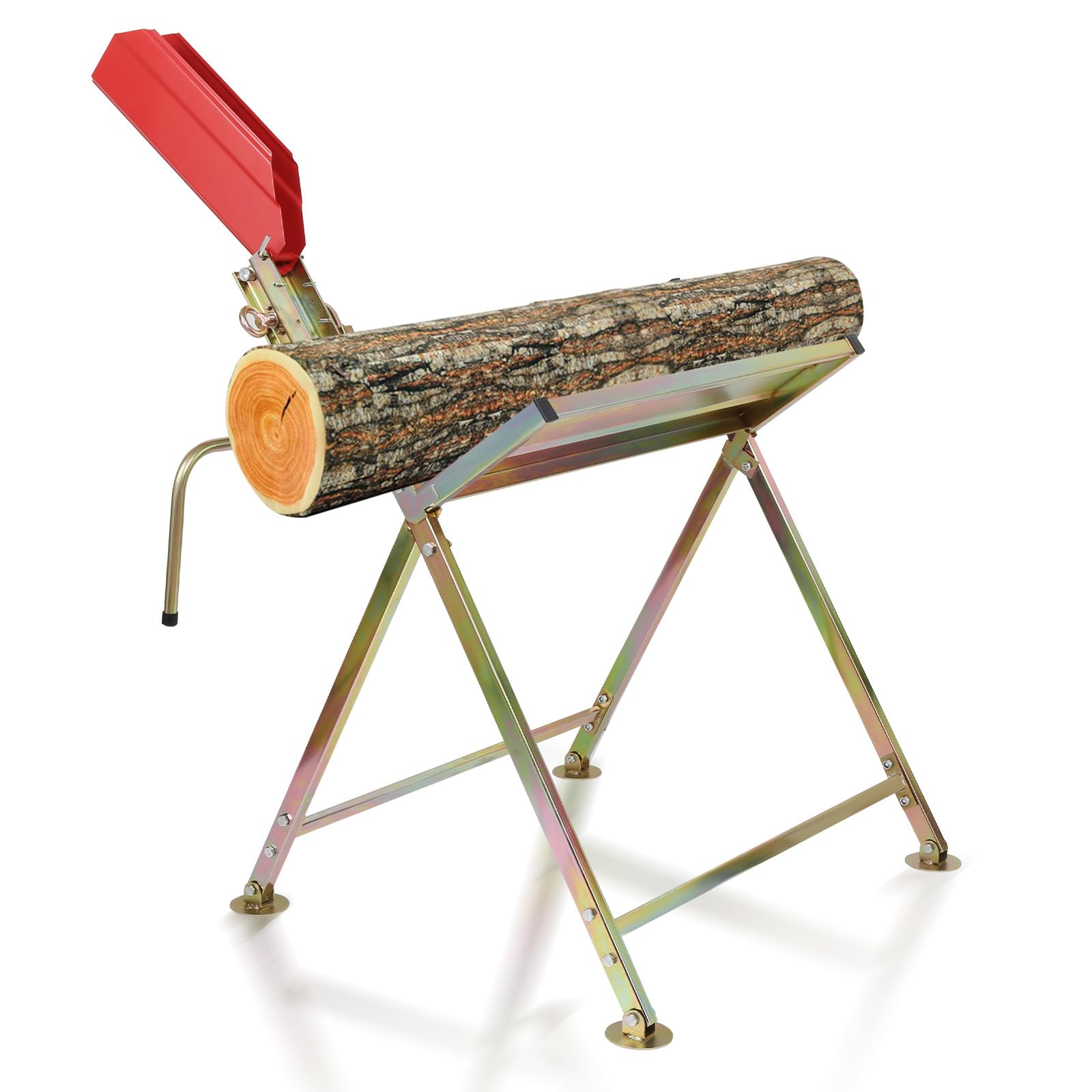 Chevalet de sciage avec support de tronçonneuse - Charge maximale : 150 kg - Scie précise du bois de chauffage - Pliable et peu encombrant - 81 x 72 x 78,5 cm