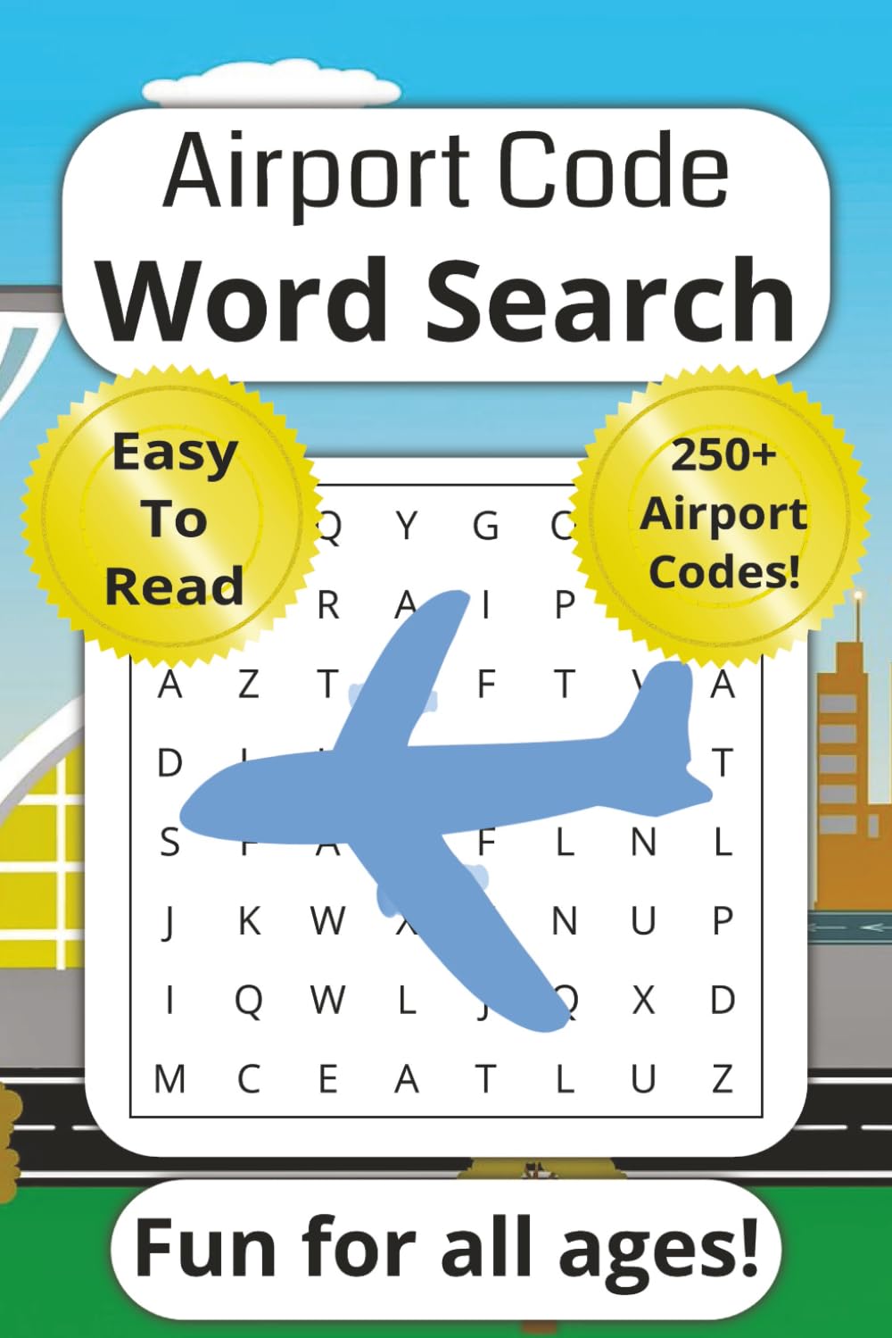 Airport Code Word Search: For All Ages