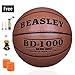 NZACE Basketball outdoor/indoor game balls Leather street basketballs Competition Official size 7/29.5 with Pump, Needles, Net(Gray)