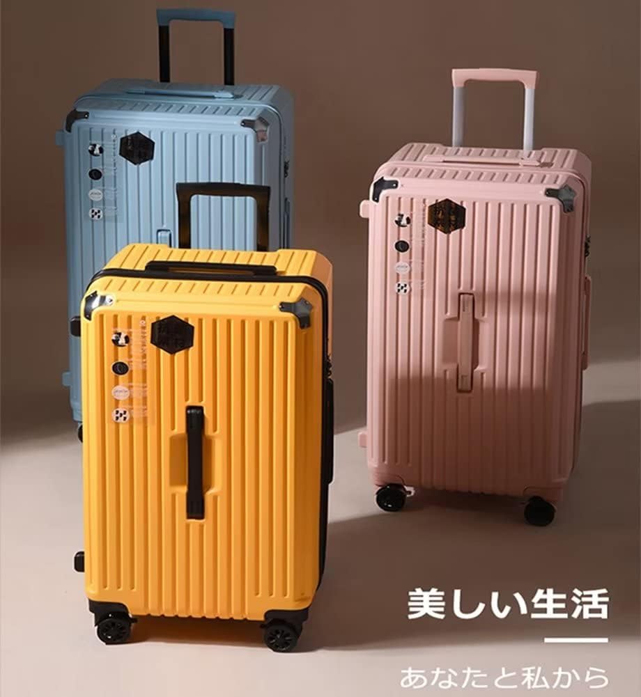 [JFYWRT] スーツケース キャリーケース キャリーバッグ スリムフレーム 人気 360度回転 TSAローク搭載 ジッパー 耐衝