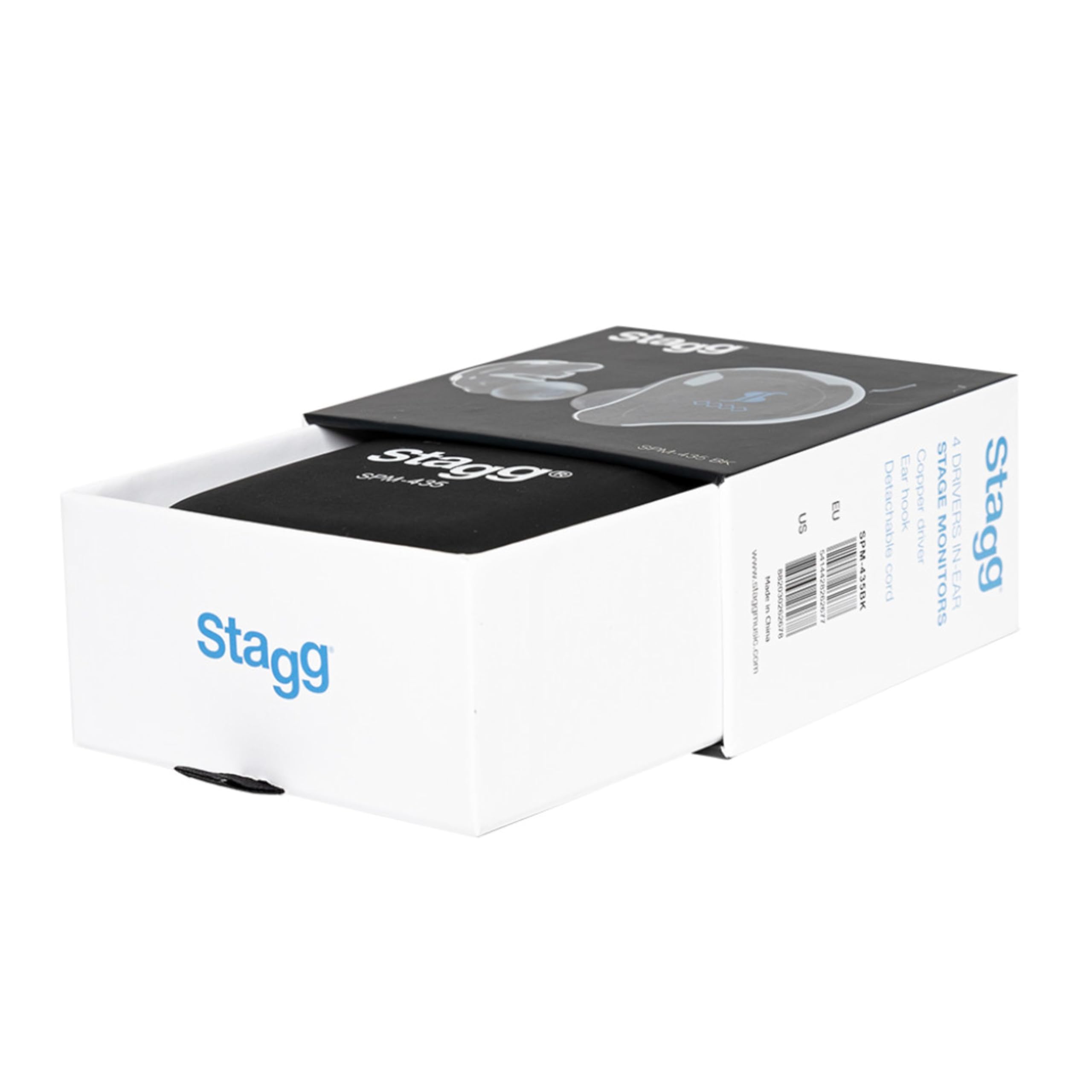 STAGG 4-DRIVER IN-EAR MONITORS BLACK