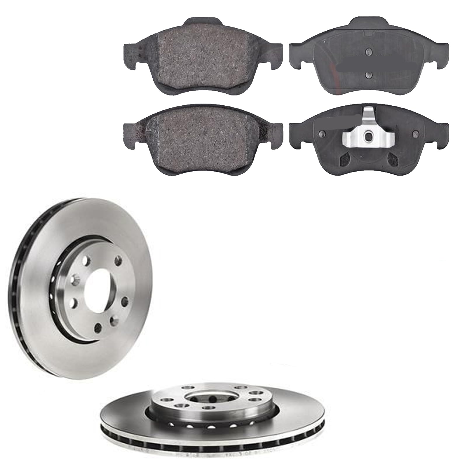 KIT FRENI ANTERIORI compatibile con RENAULT CAPTUR II - DISCHI + PASTIGLIE OEM: P 68 050 | 17976 |SOSTITUZIONE DIRETTA|BASSA POLVERE|SILENZIOSO