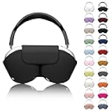 for Apple Airpods Max Case,Smart Case Cover Accessories with Sleep Mode Made by PU Leather Original Replacement Carrying Case for Airpod Pro Max Headphones, Black
