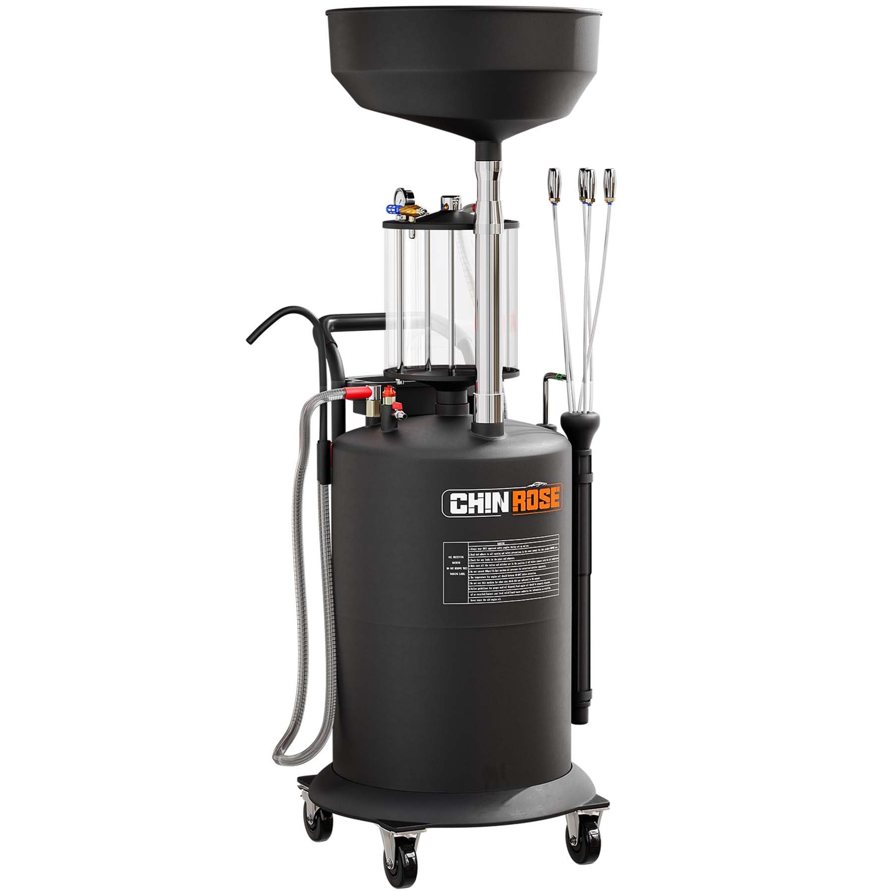 Professional Pneumatic Waste Oil Drain Tank and Fluid Extractor System