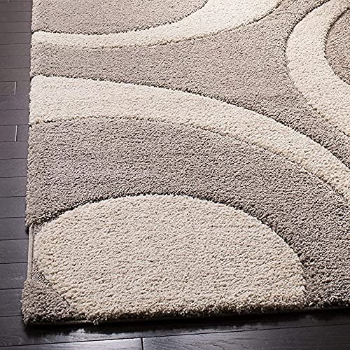 Image of Rainbow Collection Fur Rectangular Rugs and Carpet for Bedroom, Living Room (3X5 Feet, Beige, Ivory)