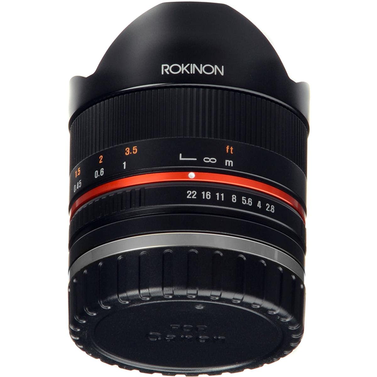 Amazon.com : Rokinon 8mm F2.8 UMC Fisheye II (Black) Fixed Lens