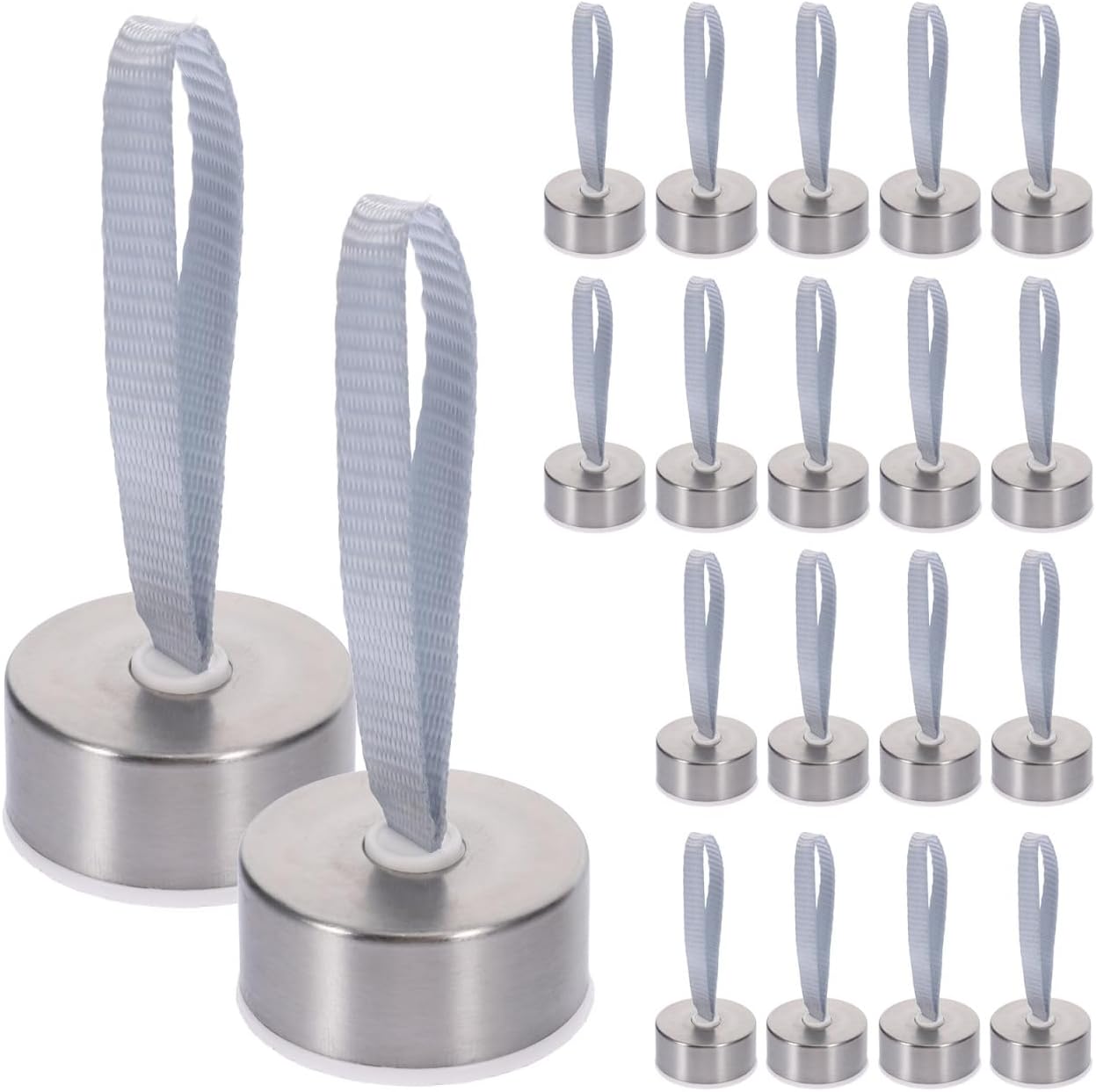 INOOMP 20pcs Water Bottle Replacement Caps Water Bottle Gasket Replacement Leakproof Bottle Caps Metal Bottle Caps Bottle Sealing Covers Sealing Bottle Lids with Rope Silicone Portable