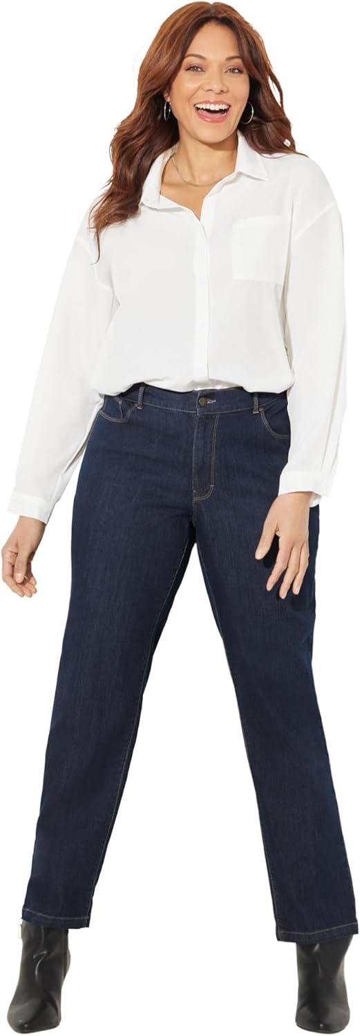 Catherines Women's Plus Size Right Fit Moderately Curvy Jean
