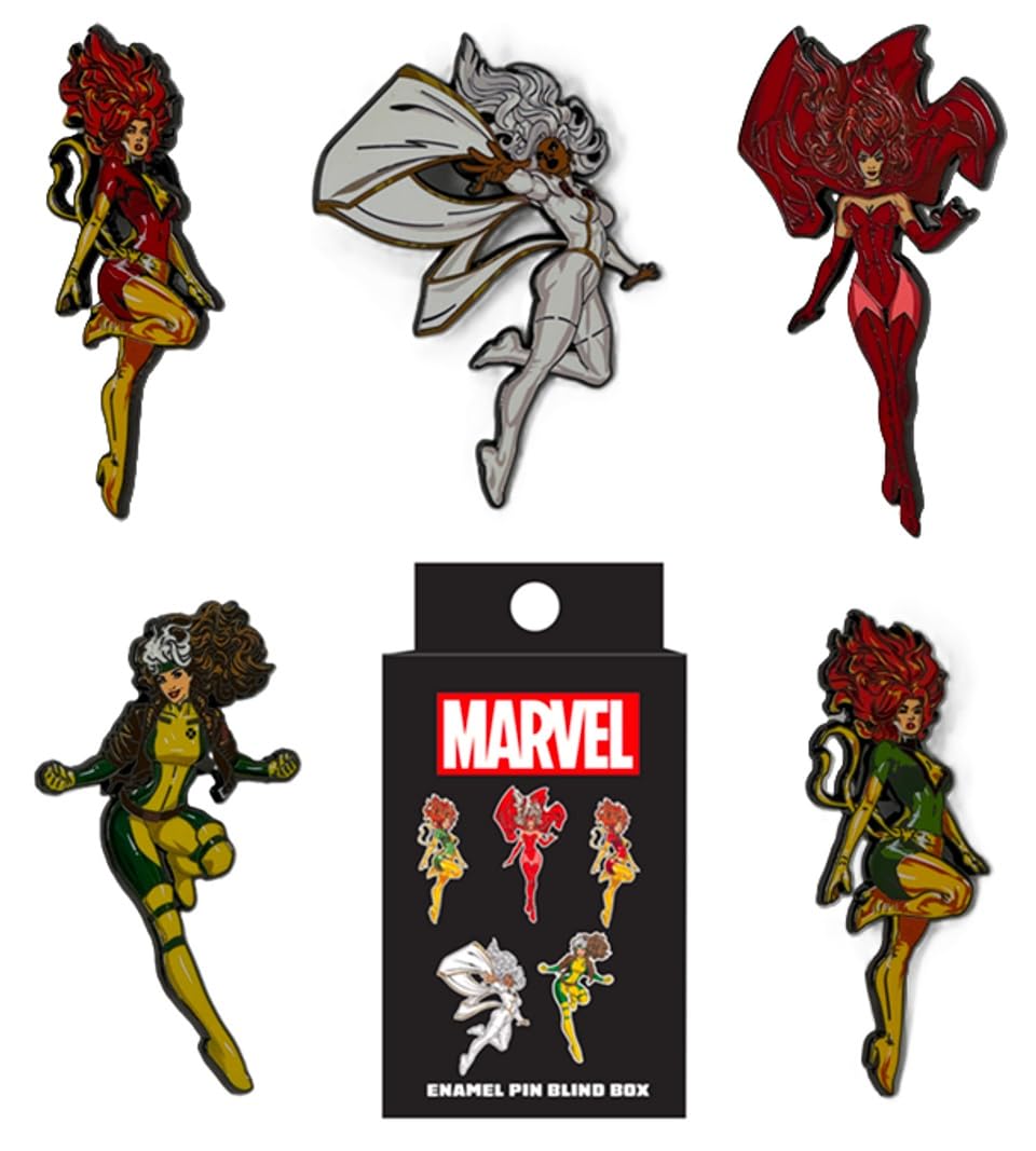 Marvel Spilla smaltata a forma di personaggio X-Men [un pin casuale]